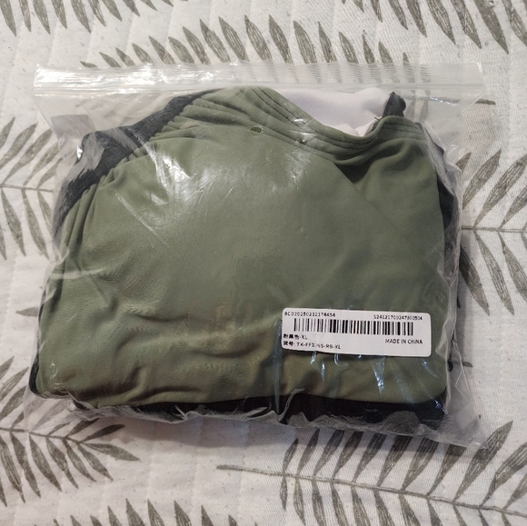 One Piece Green and Black Swimsuit - Picture 8 of 9